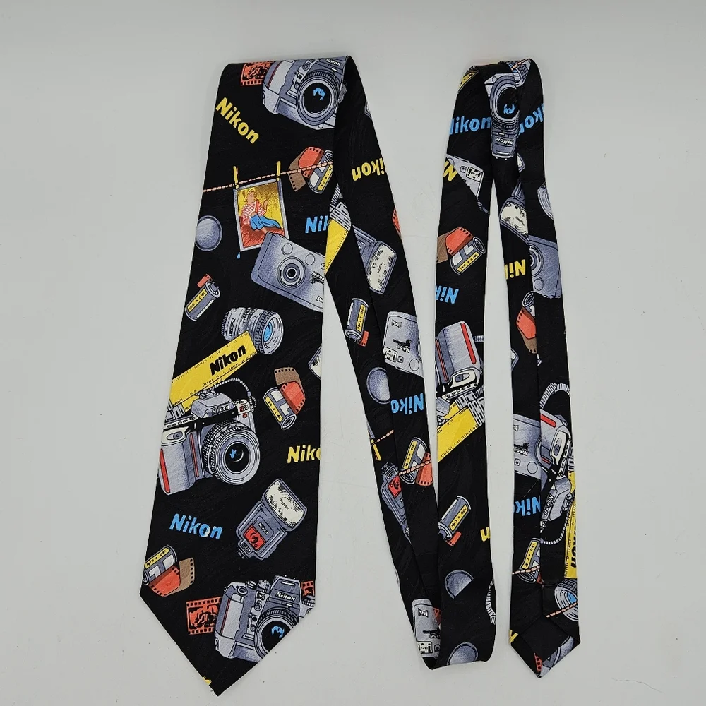 Rare Nikon camera photography enthusiast Tie